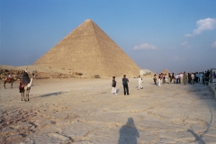 Giza pyramids - Egypt - 2002 - Foto: Ole Holbech