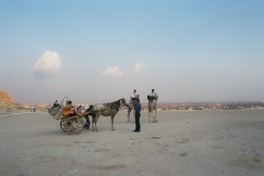 Giza pyramids - Egypt - 2002 - Foto: Ole Holbech