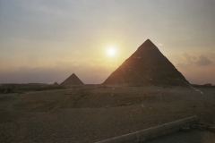 Giza pyramids - Egypt - 2002 - Foto: Ole Holbech