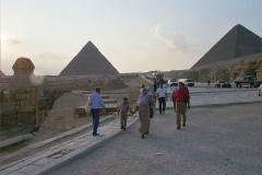 Giza pyramids - Egypt - 2002 - Foto: Ole Holbech