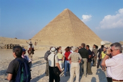 Giza pyramids - Egypt - 2002 - Foto: Ole Holbech