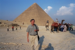 Giza pyramids - Egypt - 2002 - Foto: Ole Holbech